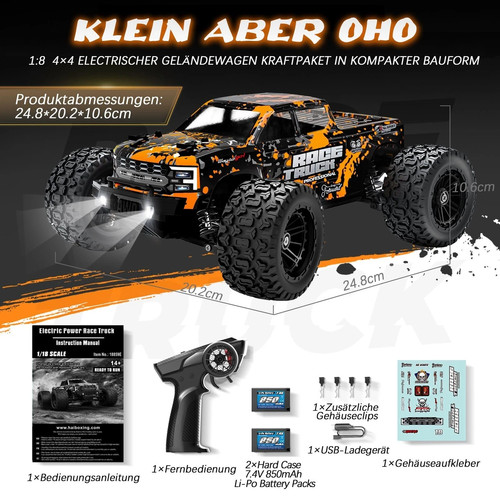 Ferngesteuertes auto 4wd 18 - auto, 1/18